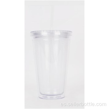 Taza de agua de pared simple de 450 ml